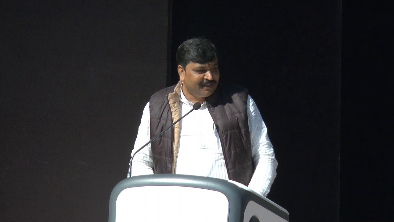 Sri Tika Ram Julie, Labour MInister of Rajasthan, Alwar International Film Festival 4-5 January 2020